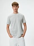 4SAM10065HK Koton Erkek T-shirt GRİ