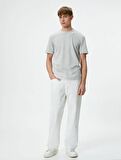 4SAM10065HK Koton Erkek T-shirt GRİ