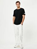 Koton Erkek T-shirt 4SAM10074HK SİYAH