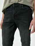 4SAM40005ND Koton Erkek Jean Pantolon SİYAH