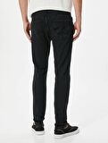 4SAM40034ND Koton Erkek Jean Pantolon SİYAH