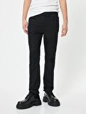 4SAM40051ND Koton BRAD Erkek Jean Pantolon SİYAH