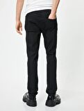 4SAM40051ND Koton BRAD Erkek Jean Pantolon SİYAH