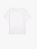 4SKB10085TK Koton Erkek Çocuk T-shirt EKRU