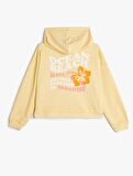 4SKG10012AK Koton Kız Çocuk Sweat SARI