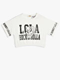 Crop Lola Bunny Tişört Lisanslı Beli Lastikli 