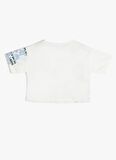 Koton Ekru Kız Çocuk T-Shirt 4SKG10082AK