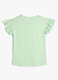 Koton Yeşil Kız Çocuk T-Shirt 4SKG10109AK