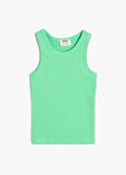 Koton Yeşil Kız Çocuk T-Shirt 4SKG30022AK