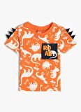 Koton Turuncu Erkek T-Shirt 4SMB10029TK