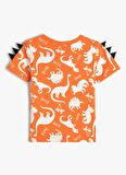 Koton Turuncu Erkek T-Shirt 4SMB10029TK