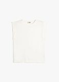 Koton Ekru Kız Çocuk T-Shirt 4SKG10106AK