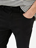 4SAM40049ND Koton Erkek Jean Pantolon SİYAH
