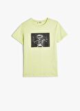 Koton Yeşil Erkek T-Shirt 4SKB10072TK