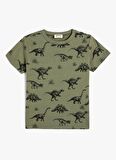 Koton Yeşil Erkek T-Shirt 4SKB10182TK