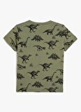 Koton Yeşil Erkek T-Shirt 4SKB10182TK