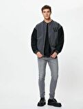 4Wam40360Nd  Koton MICHAEL Erkek Jean Pantolon GRİ