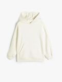4WKG10592AK Koton Kız Çocuk Sweat EKRU