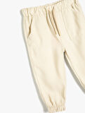 Basic Jogger Pantolon Viskon Kumaş 