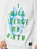Rick and Morty Sweatshirt Lisanslı Baskılı