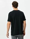 4SAM10160HK Koton Erkek T-shirt SİYAH