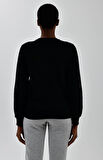 Kadın Sol Göğsü Logo Detaylı Sweatshirt