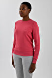 Kadın Sol Göğsü Logo Detaylı Sweatshirt