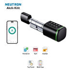 NEUTRON NTL-SC-02FKPB Parmak izi, Anahtarlı, Tuşlu, Kartlı ve Uzaktan Kontrollü Akıllı Kapı Kilidi