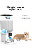 Kameralı ve Ses Kontrollü 7 Litre Akıllı Mama Kabı