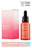 Gözenek Sıkılaştırıcı Niasinamid Vegan Serum 30ml Leke Akne ve Cilt Kırışık Karşıtı Extra Bakım