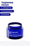 Yaşlanma Karşıtı Gece Onarım Kremi 50ml Yoğun Nemlendirici Dengeleyici Gençleştiren ve Yenileyici