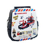 Çantalı Ambulans Parkur Oyun Seti  0164