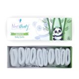 Novibaby 5'li Bambu Yenidoğan Bebek Çorabı I Snow White I 0-6 ay 