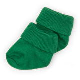 Novibaby 2'li Bambu Bebek Çorap I Pine Green I 0-6 ay I Yeşil Yenidoğan Bebek Çorabı