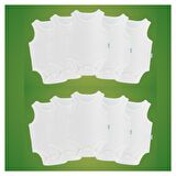 Novibaby 10'lu 24-36 Ay Bebek Atlet Body Zıbın Beyaz Çıtçıtlı 100% Pamuk 