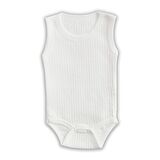 Novibaby 5'li 12-18 Ay Ribana Bebek Atlet Body Zıbın Beyaz Raporlu Çıtçıtlı 100% Pamuk 