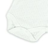 Novibaby 9-12 Ay Jakarlı İp Askılı Ekru Bebek Atlet Body Zıbın Çıtçıtlı 100% Pamuk 