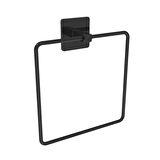 BUFFER® Kendiliğinden Yapışkanlı Siyah Paslanmaz Metal Kare Havluluk