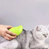 BUFFER® Buharlı Yumuşak Silikon Uçlu Kedi & Köpek Tüy Tarama Tarağı Yıkama Fırçası