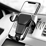 BUFFER®  Araç İçi Klima Izgarasına Takılabilen Plastik Oto Telefon Tutucu Gravity