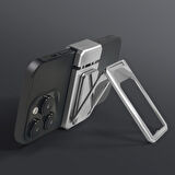 BUFFER®  360 derece Dönen Tüm Telefon Tipleri İle Uyumlu Metal Telefon Standı Braket