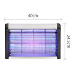 BUFFER® 6W Taşınabilir ve Asılabilir Elektrikli Led Sivrisinek Yok Edici Hem Gece Lambası Hem Haşere