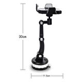 BUFFER® Jel Vantuzlu Cama Takılabilen Güçlü 360 Derece Dönebilen Ayarlanabilir Araç Içi Vantuzlu Tel