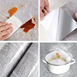 BUFFER® Mermer Desenli Sticker Folyo Atina Grisi 60CM*5MT