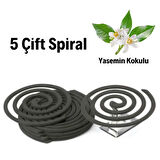  BUFFER® Yasemin Kokulu 5 Çift (10 Adet) Spiral Sinek ve Haşere Kovucu Spiral