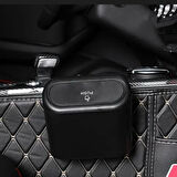 BUFFER® Araç İçi Takılarak Sabitlenebilen Mini Kapaklı Çöp Kovası