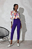 Mor Flatolu Pantolon 5113