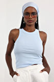 Bebe Mavi Halter Yaka Atlet 23067