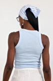 Bebe Mavi Halter Yaka Atlet 23067