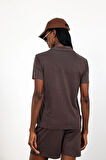 Acı Kahve Fitilli Polo Yaka Tshirt Şort Takım 